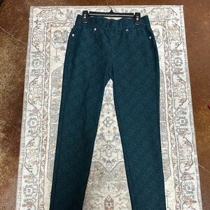 Michael Kors Teal Patterned Women’s Pants